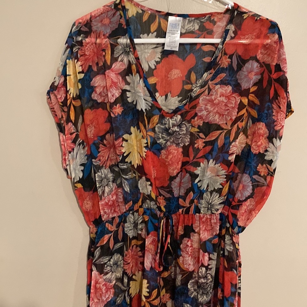 Time & Tru beach cover-up